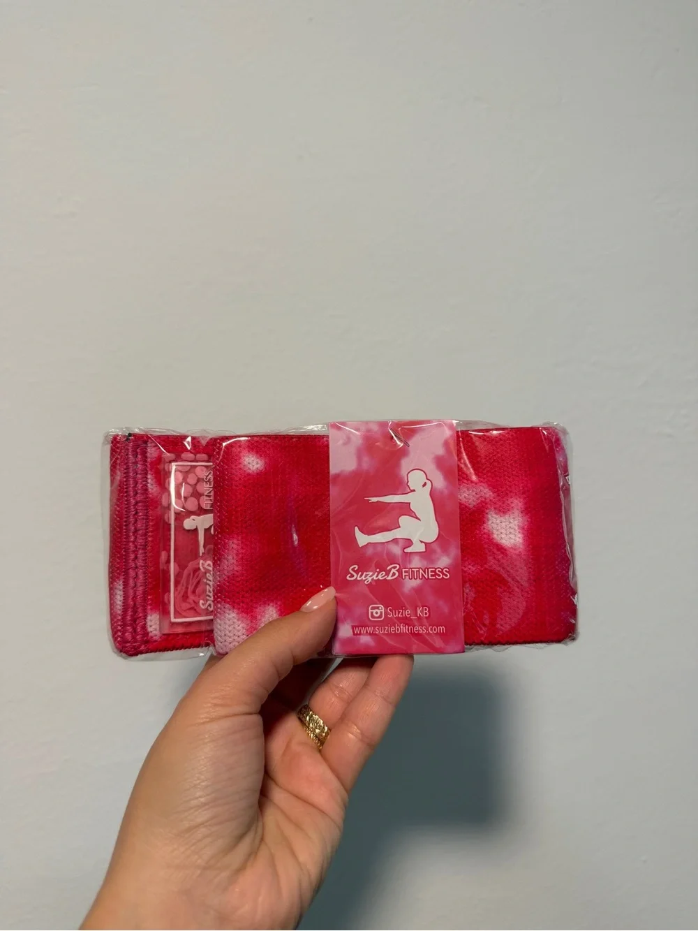 Glute Band Case - Pink Tie-Dye